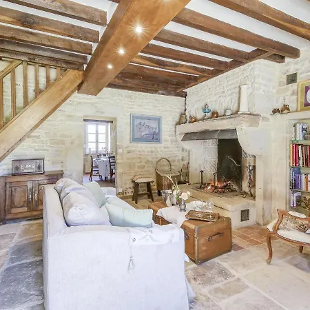 Burgundian Farmhouse In Talon With Fireplace Exterior photo